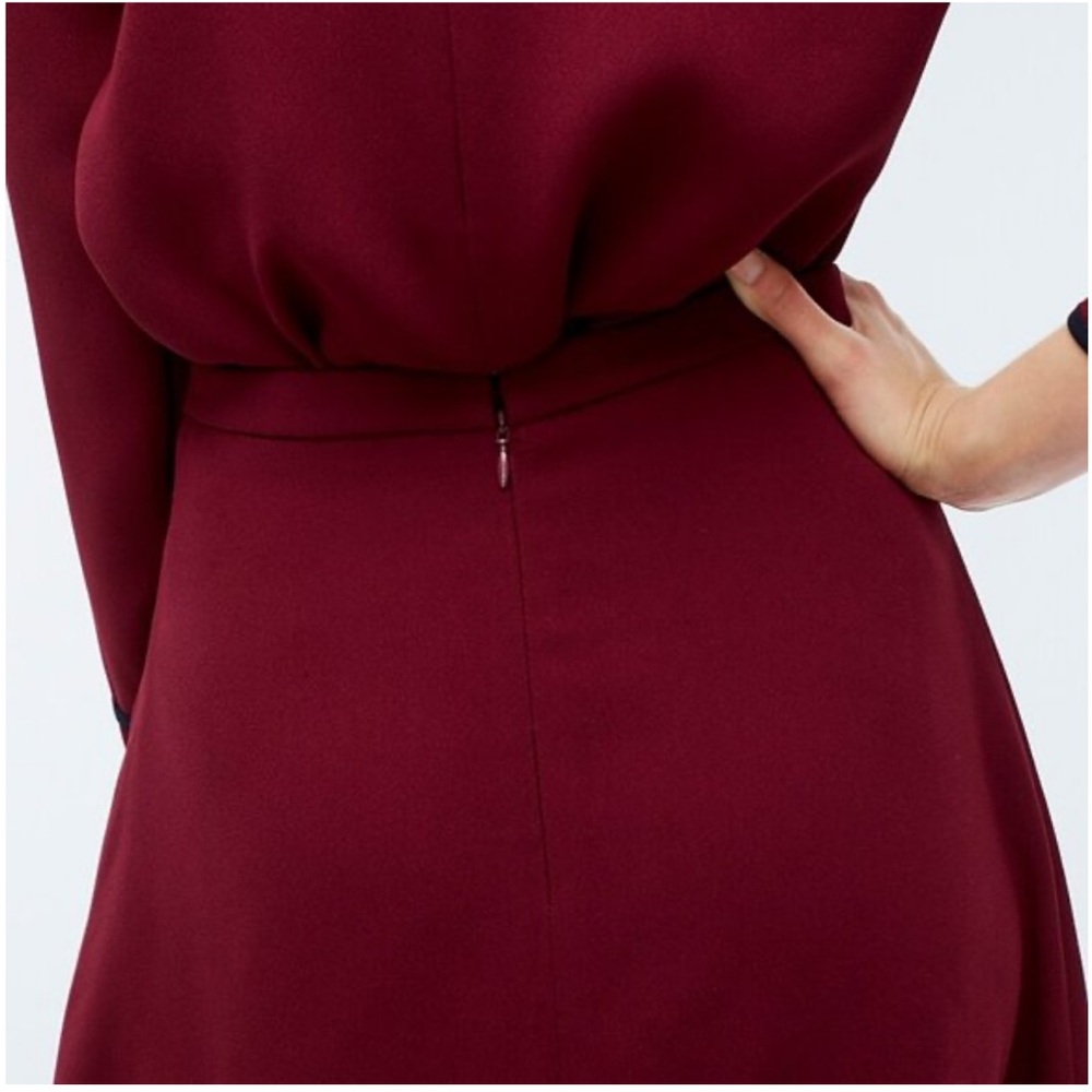 J. Crew Midi A-line skirt in 365 crepe - Picture 3 of 6